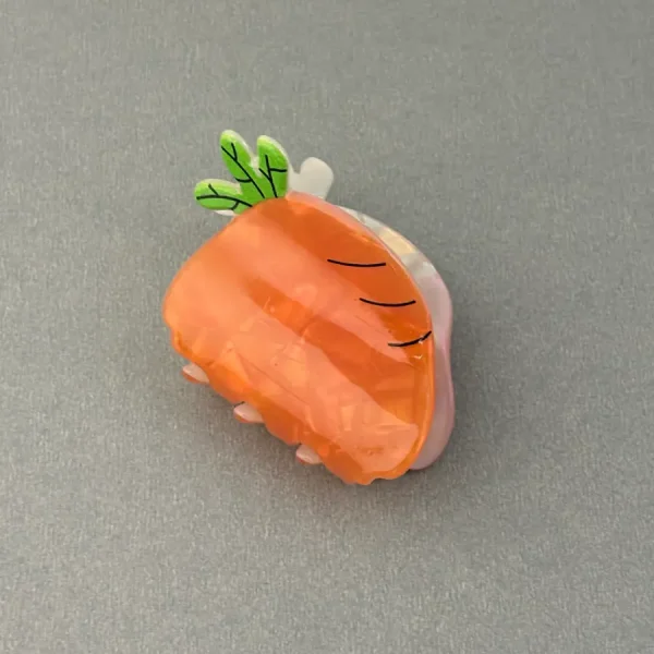 Citrus Pop Orange Clip – Fancy Hair Accessory