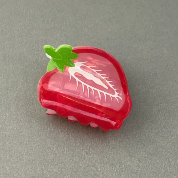 Berry Bliss Strawberry Fancy Clip – Cute Hair Accessory